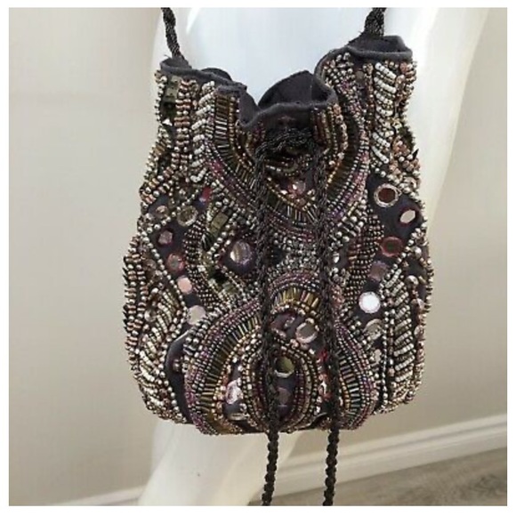 BNWT - Zara Beaded Satchel - Picture 3 of 4